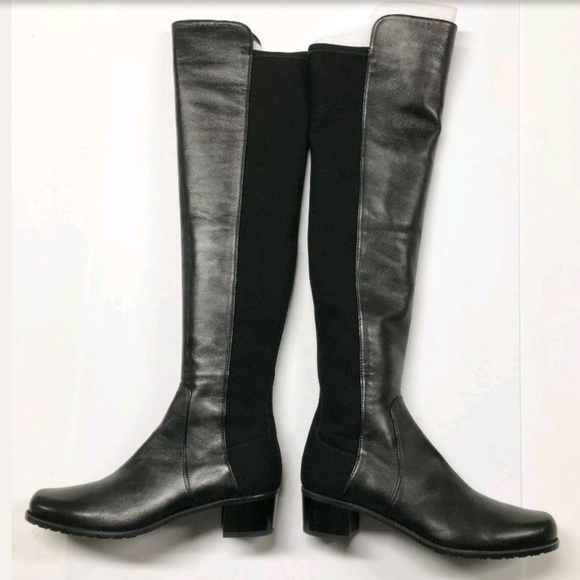 STUART WEITZMAN OVER-THE-KNEE 50/50 RESERVE BOOTS EUC - Picture 3 of 14